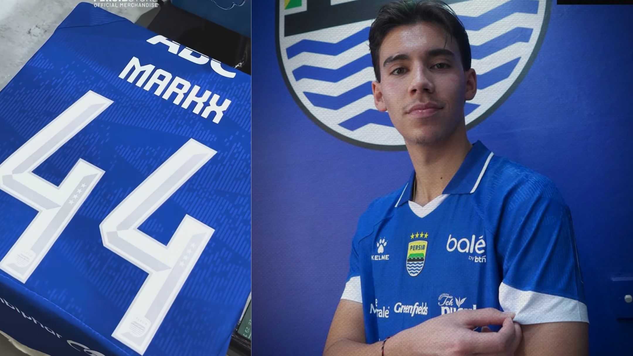 Dion Markx Ungkap Alasan Pilih Nomor Punggung 44 di Persib Bandung